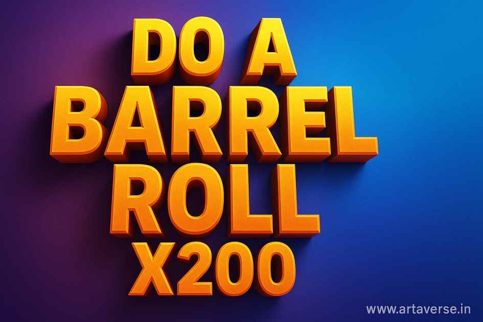 do a barrel roll x200