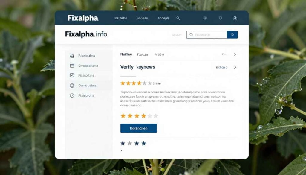fixalpha info