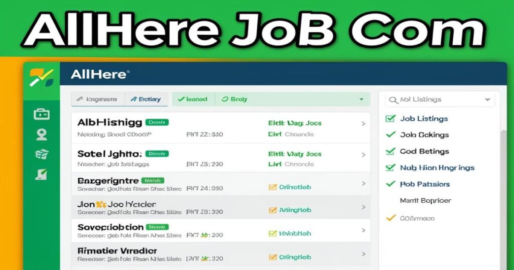 allhere job com