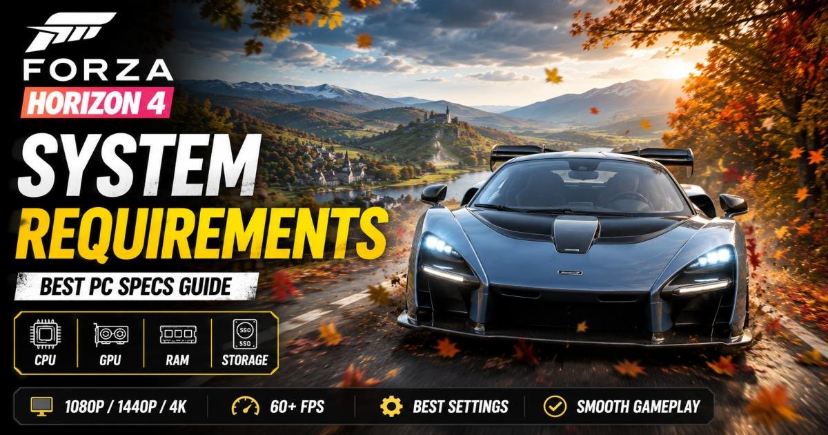 Forza Horizon 4 System Requirements: Best PC Specs Guide