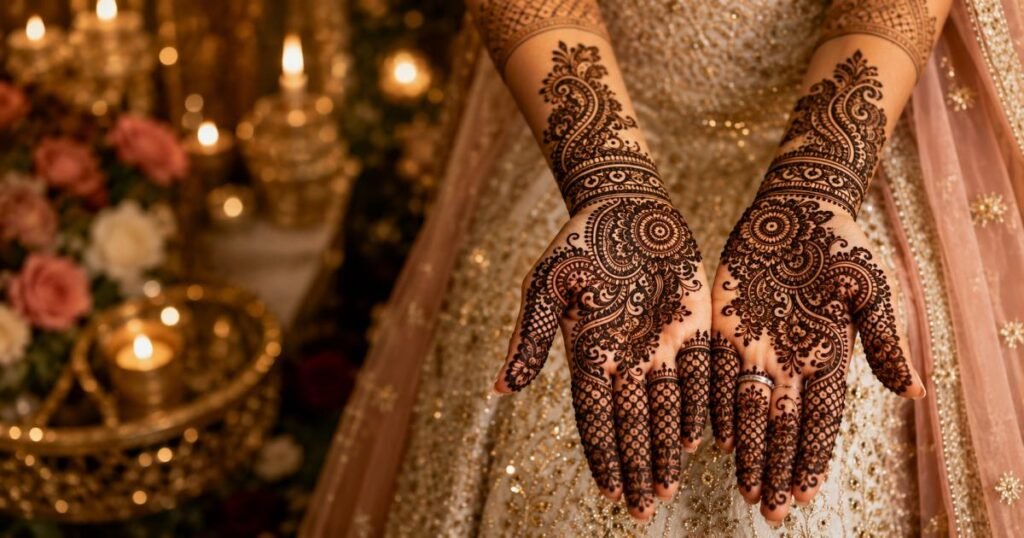 Royal Front Hand Mehndi Design for Beginners and Brides: Stylish Ideas with Easy Inspiration
