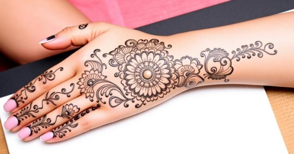 Royal Front Hand Mehndi Design for Beginners and Brides: Stylish Ideas with Easy Inspiration
